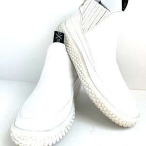 O.X.S. Italian Woobie White High Top Sneakers Leather Size 6